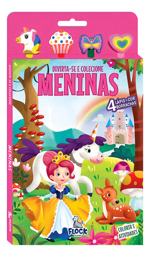 Livro Divirta-se E Colecione: Meninas, De Mammoth World. Editorial Blu Editora, Capa Canoa Ou Grampeado, Edição 1 Em Português, 2024