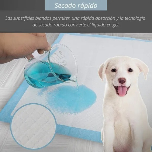 Imagen 9 de 9 de Pack 20 Pañales Sabanillas Entrenamiento Mascotas 90x60cm