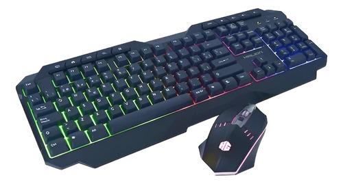 Halion Ha-808c Kit Teclado Mouse Español Qwerty