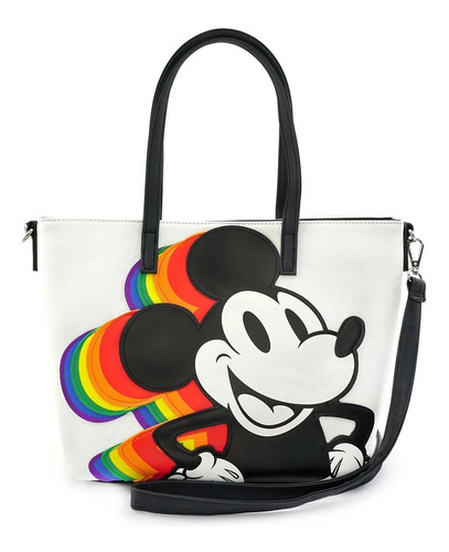 Bolsa Tote Disney Mickey Mouse Arcoiris Orgullo Loungefly