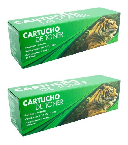 2 Pza Q7553x Toner 53x Con Chip Compatible Con 1320n