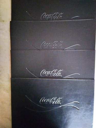 Coca Cola Individuales Simil Cuero, Son 4,coleccionables