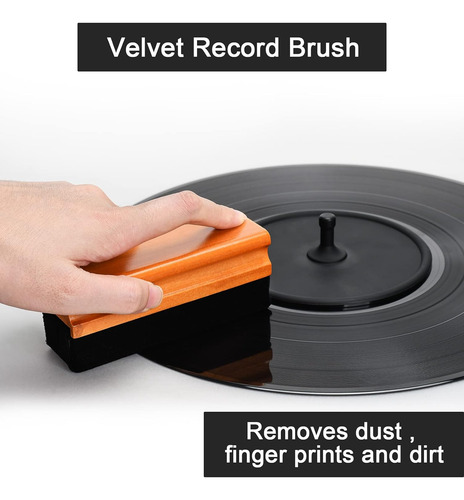 Kit De Limpieza De Discos De Vinilo, Solución Completa 7 En