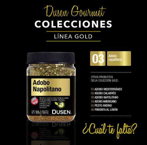 Adobo Napolitano Con Certificación Kosher X100 Grs - Dusen