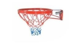 Aro Basketball Doble Retractil Con Malla Baloncesto 45 Cm