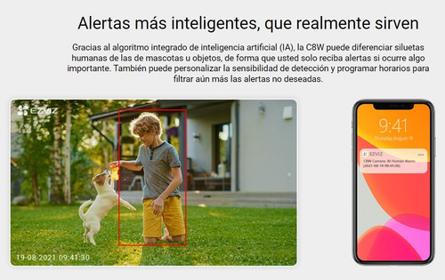 Imagen 7 de 9 de Camara Seguridad Ip Wifi 4mp Ezviz C8w Domo 2k Audio