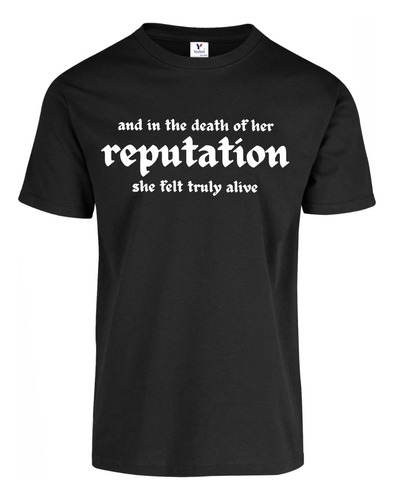 Playera Muerte Reputacion Taylor Swift Hombre Mujer