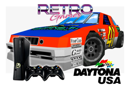 Xbox360 250gb Retrogames Daytona Usa Rtrmx