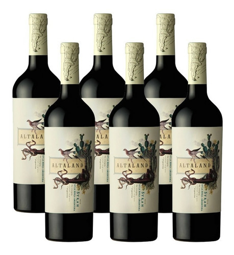 Vino Altaland Syrah Caja X 6 Bot De 750cc