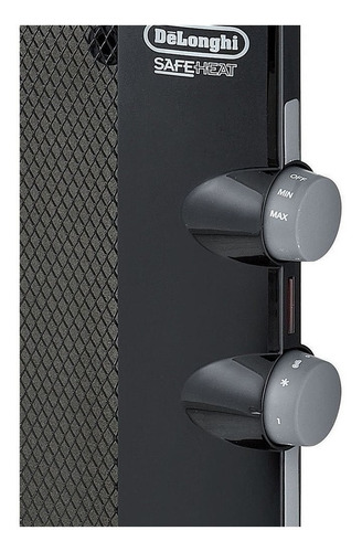 Imagen 2 de 2 de Panel calefactor eléctrico De'Longhi HMP1500 negro y gris 120V