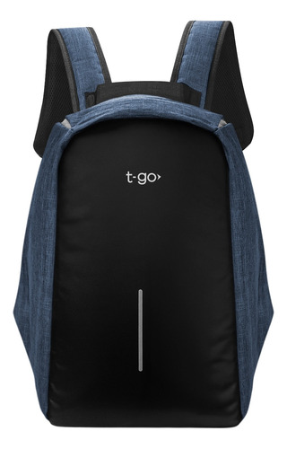 Mochila Para Notebook T-go Antirrobo Usb Acolchada Reforzada