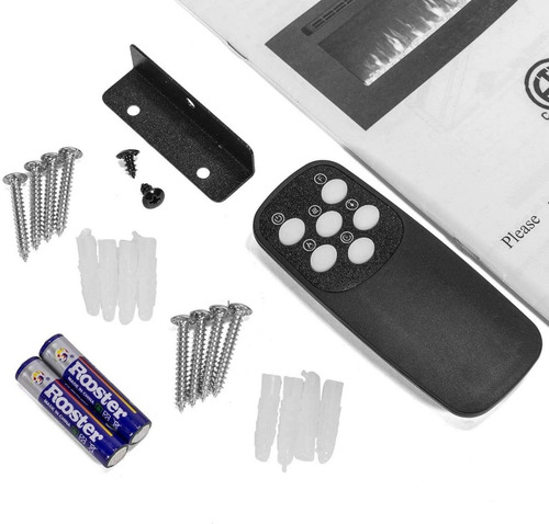 Chimenea Eléctrica De Pared 50 Pulgadas Control Remoto