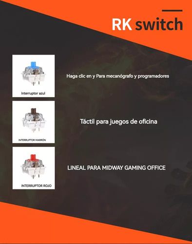 Teclado Mecánico Abnt2 Hyrax Thunder Gamer, 60%, Rgb, Humano