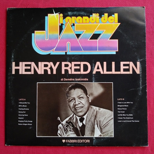 Jazz Calidad Henry Red Allen Lp Edicion Italiana Ltda.