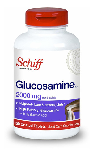 Schiff Glucosamina 2000 Mg (por Porcin) + Tabletas De Cido