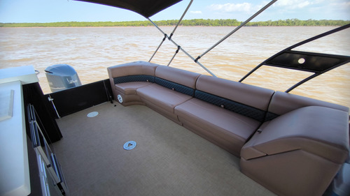 Lancha Ventura Pontoon 320 2025 Zero V-cat Vcat Fluvimar Sol