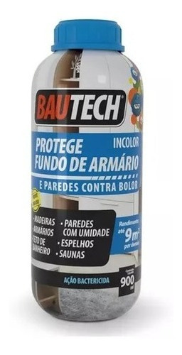 Bautech Protege Fundo Armário 900ml Incolor Ação Bactericida