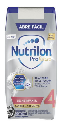 Imagen 3 de 4 de Nutrilon Profutura 4 - Brick 200 Ml X 96 Unidades