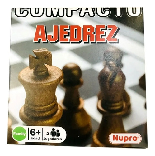 Mini Ajedrez Compacto Nupro Juego De Mesa De Viaje 