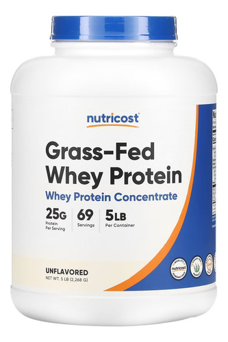 Nutricost Grass Fed Whey Protein Concentrate 5 Lbs Sfn