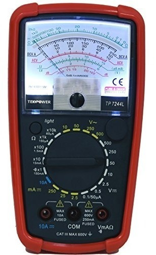 Multímetro Análogo De Tekpower Tp7244l 7function 20range C