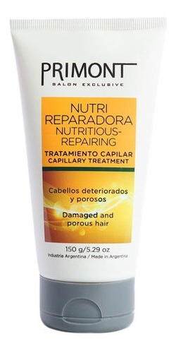 Primont Máscara Capilar Nutri Reparadora Pelo Poroso X 150g