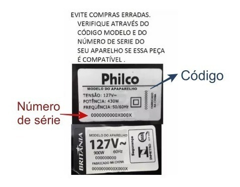 Reservatorio Philco Ph1100 Rapid Turbo Pas02v Original
