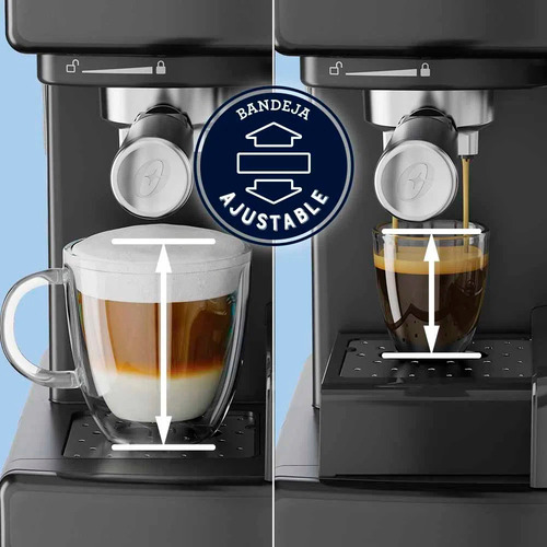 Cafetera Express Oster Espresso Em6603b 15 Bares Negro 15 Ba
