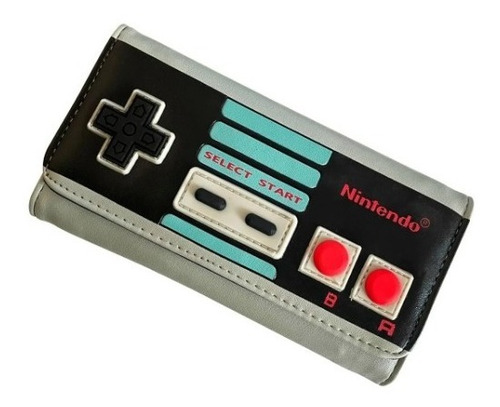 Cartera Monedero Nintendo Nes Mujer 