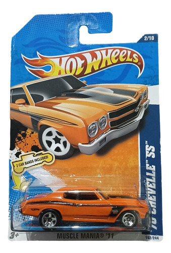 Hot Wheels 70 Chevelle Ss Muscle Mania 2011 Leer Descripcion