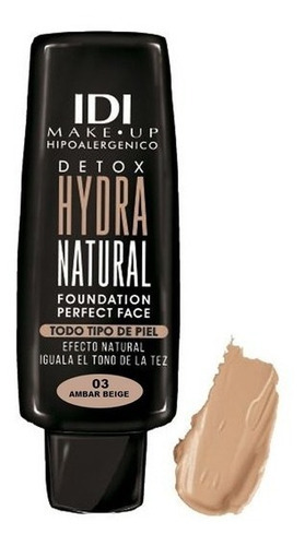 Idi Maquillaje Detox Hydra Natural X30g Tono 03 Amber Beige