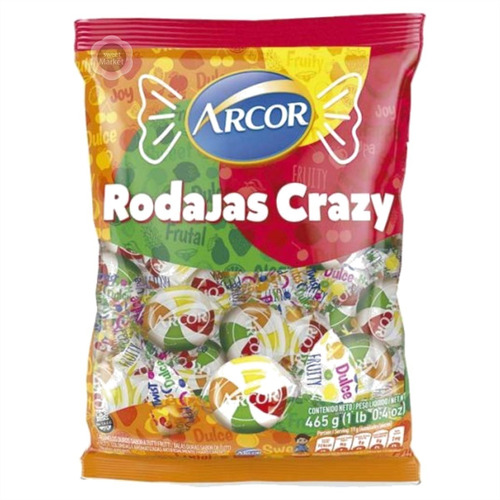 Caramelos Rodajas Crazy X465g - Oferta En Sweet Market