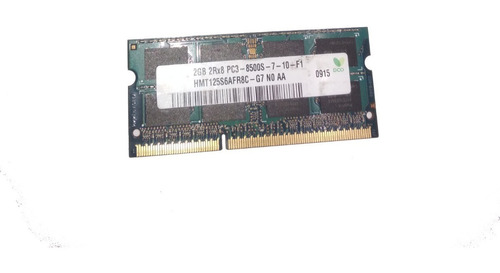 Sodimm  2gb 2rx8 Pc3-8500s-07-10-f1 Remate 100% Funcional