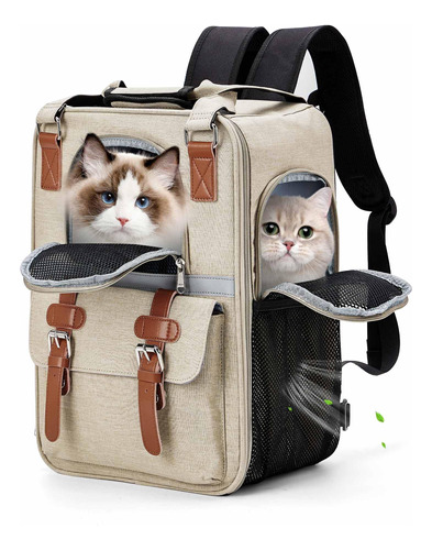 Mochilas Para Gatos, Transportador Transpirable Para Gatos,