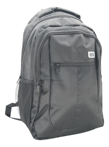 Mochila Bolsa Notebook Azx Preto Escolar Resistente Forrada