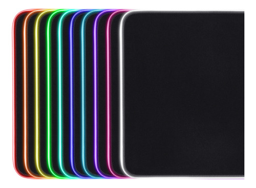 Mouse Pad Con Hub Usb De 4 Puertos Integrado Rgb