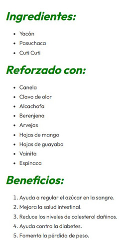 Yacon Max Kaita Regula Glucosa En Sangre 620ml