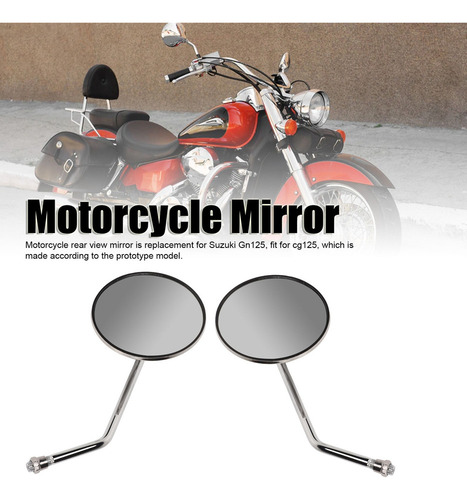 Espejo Retrovisor Motocicleta De 2 Piezas Para Suzuki Gn125