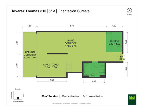 Monoambiente Divisible Con Balcón Y Cochera- Colegiales