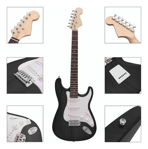 Guitarra Eléctrica Con Amplificador Stratocaster Accesorios