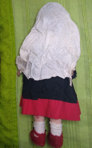 Antigua Muñeca De Paño Y Pasta (Usado)