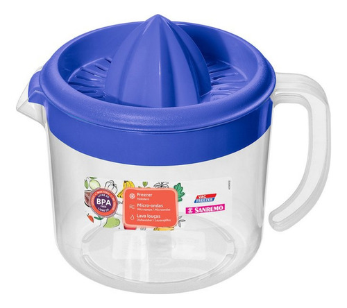 Jarra Exprimidora Manual De Jugo Chica 1000ml Sanremo