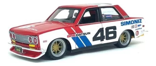 1:43 1971 Datsun 510 Bre Burago Con Base 