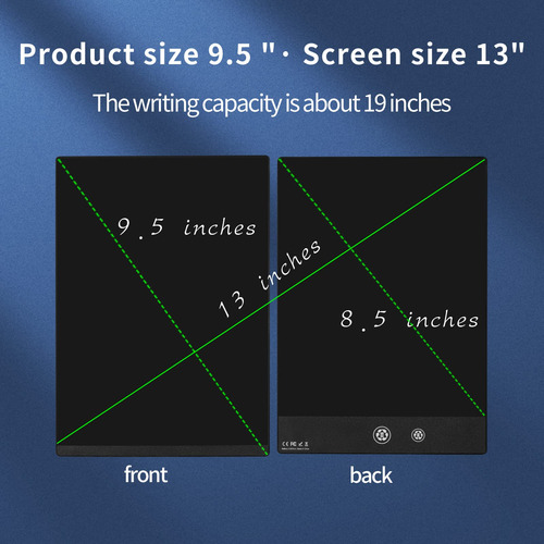 Tableta De Escritura Lcd Amoretti Sonnet Con Doble Pantalla