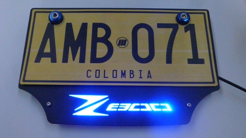 Portaplaca Led De Lujo Para Motocicletas Kawasaki Z800