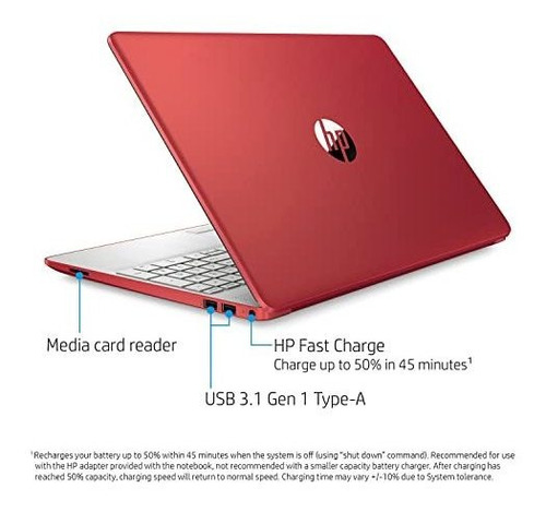 Laptop HP Pavilion 15.6'' Intel Quad-core 16GB 1TB -rojo