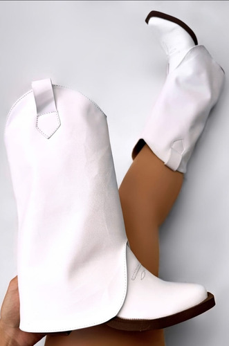 Botas Texana Con Faldon Ultralivianas Muy Comodas Y Elegante