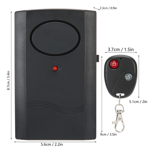 Sistema De Alarma, Control Remoto, Advertencia, Seguridad Pa