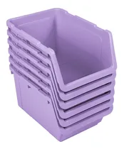 Comprar Kit 10 Gavetas Plásticas Apilables Y Embutibles 35x24x20 Cm