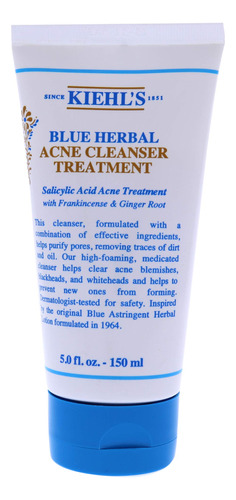 Kiehl's Blue Herbal Acné Limpiador Tratamiento 5oz (5.1 f.